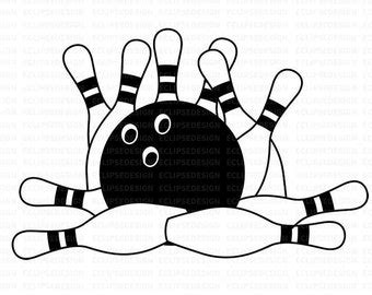 Download Bowling Svg Files Free Gif Free SVG files | Silhouette and