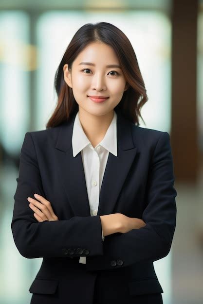 Premium Ai Image Confident Smiling Young Professional Business Woman