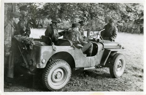 German Soldiers With Captured Jeep France 1944 The Digital