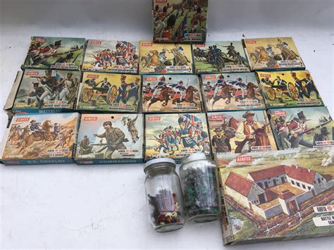 Airfix 172 Scale Military Figures Mainly Boxed Including Waterloo