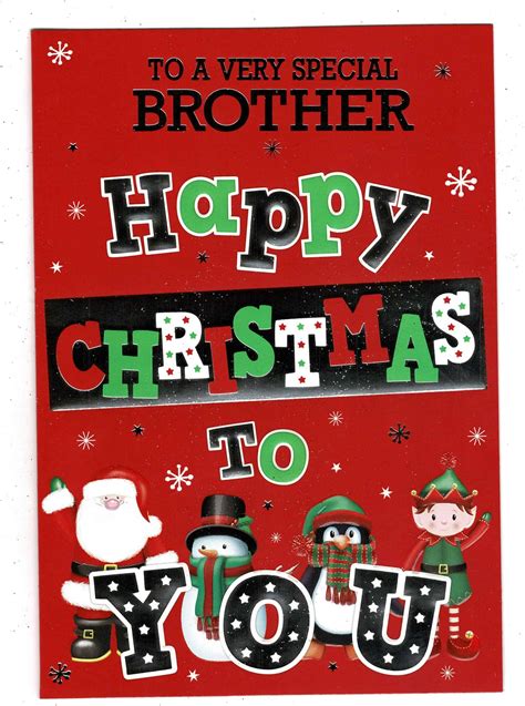 We did not find results for: Brother Christmas Card 'To A Very Special Brother Happy Christmas To You' - With Love Gifts & Cards