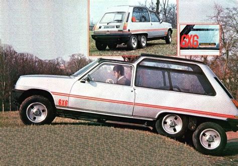 I Was Sent Here With This Photo Of A 1980 6x6 Renault 5 Weirdwheels