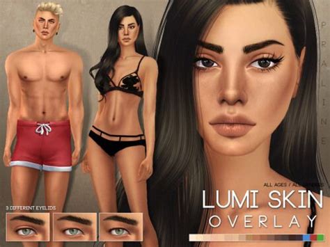Lumi Skin Overlay For The Sims 4 Spring4sims Sims 4