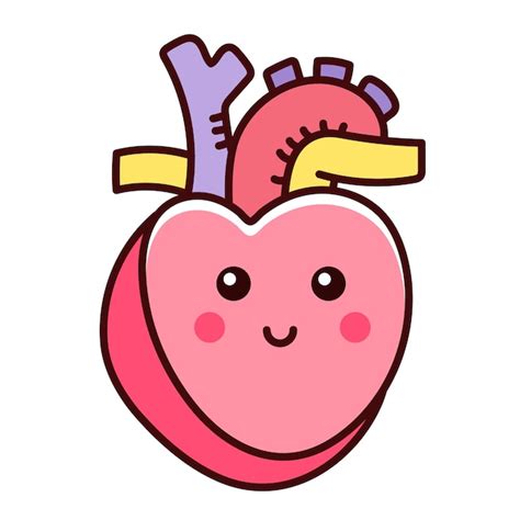 Premium Vector Cute Cartoon Heart Character