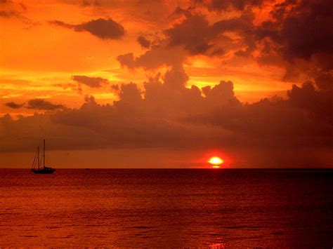 Blood Orange Sunset Photograph By Heather Lane