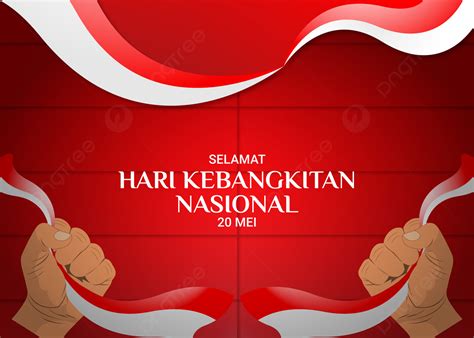 Selamat Hari Kebangkitan Nasional Background Mei Indonesia