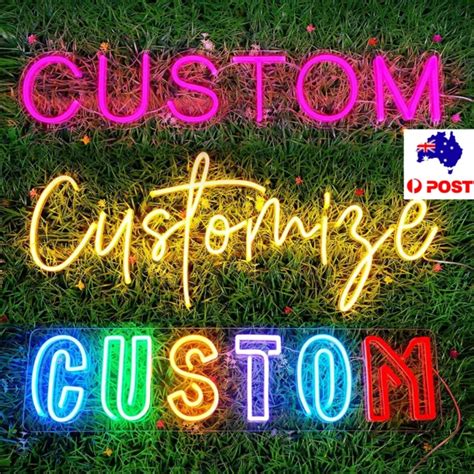 Personalized Custom Led Neon Signs Wedding Birthday Party Beer Room