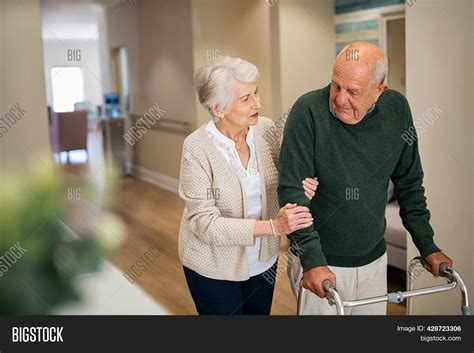Elderly Woman Help Her Image And Photo Free Trial Bigstock