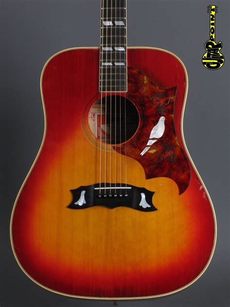 1974 Gibson Dove Cherry Sunburst Vi74gidove304512