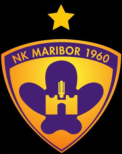 The three golden stars are the same of the celje county. NK Maribor of Slovenia crest. | Futbol europa, Mundial de ...