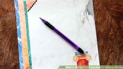 How To Write A Thank You Note For Birthday Money 6 Steps