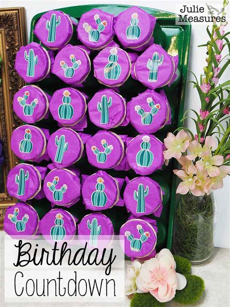 Finally, copy the embed code and integrate it into your website. DIY Birthday Countdown Calendar - Julie Measures