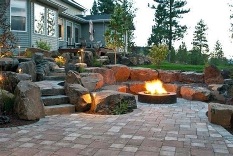 Top 60 Best Fire Pit Ideas Heated Backyard Retreat Designs Backyard