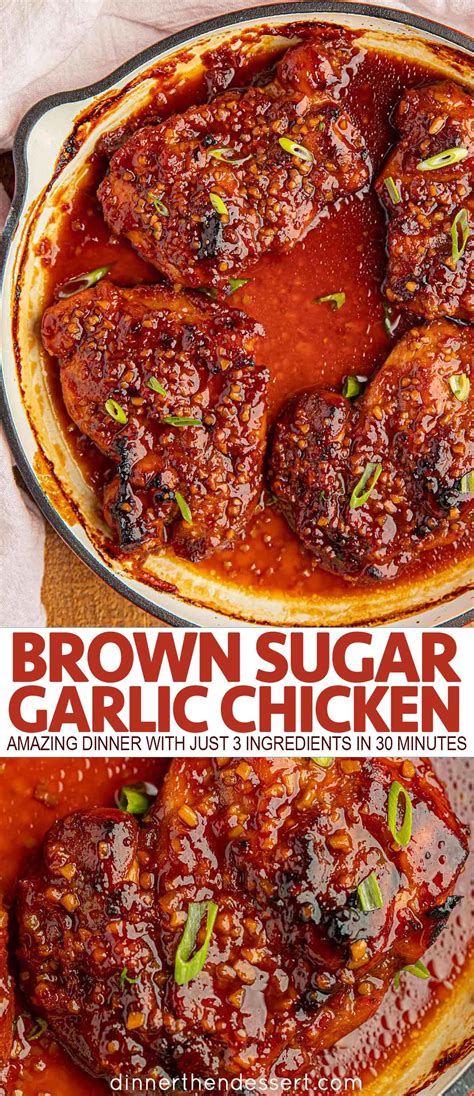 Brown Sugar Garlic Chicken Is An Easy Skillet Dinner