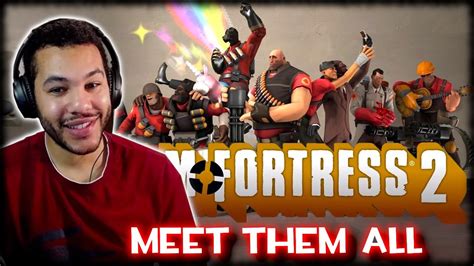 Meet Them All Team Fortress 2 Reaction Youtube
