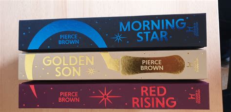 Signed Limited Edition Set Red Rising Trilogy Red Rising Golden Son