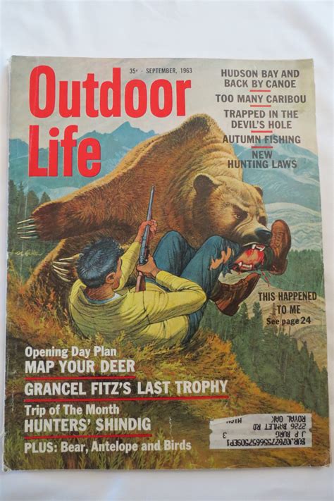 Outdoor Life Magazine September 1963 1963 Magazine Periodical