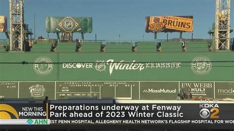 Preparations Underway At Fenway Park Ahead Of 2023 Winter Classic Youtube