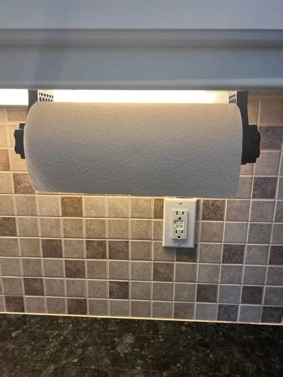 Under Desk Cabinet Paper Towel Holder By Clayton Merkle Makerworld