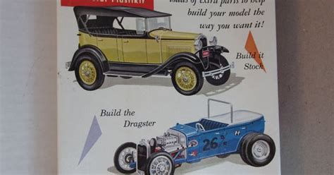 Original Vintage 1930 Ford Phaeton Model Car Kit By Monogram Monogram