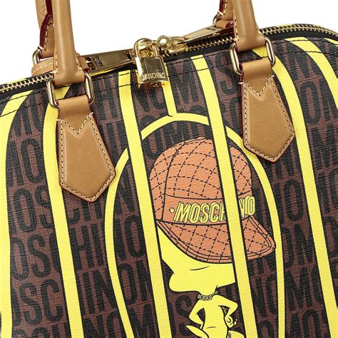 Lyst Moschino Handbag In Brown