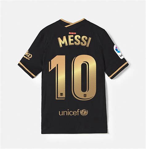 Camiseta Negra Barcelona Firmada Por Messi Ubicaciondepersonas Cdmx
