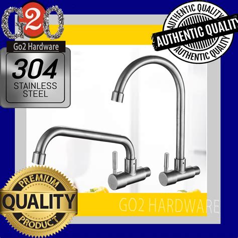 Kitchen sink faucet, kitchen faucet stainless steel with pull down sprayer brushed nickel commercial modern high arc single handle single hole pull out kitchen faucets for bar laundry rv utility sink. Best Stainless Steel Wall Mounted Kitchen Faucet , COD ...