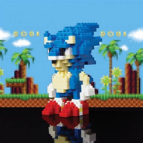 Sonic And Tails Pixel Bricks