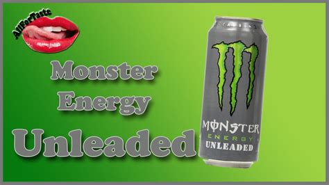 Energy Drink Project Monster Unleaded Youtube