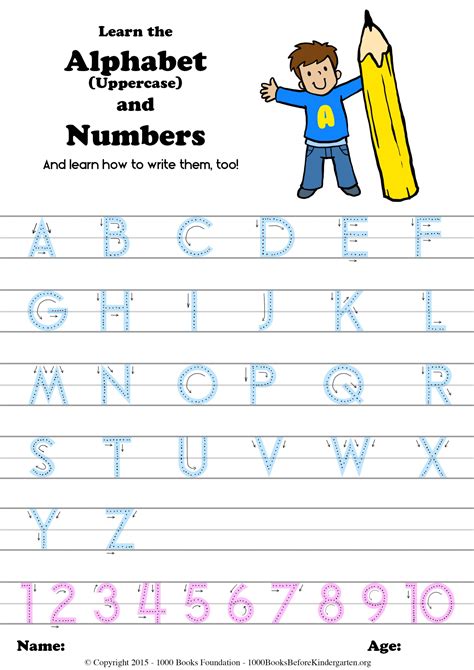 Alphabet worksheets are fun ways of teaching kids to learn and practice writing their letters. Learn the Alphabet & Numbers (and how to write them, too ...