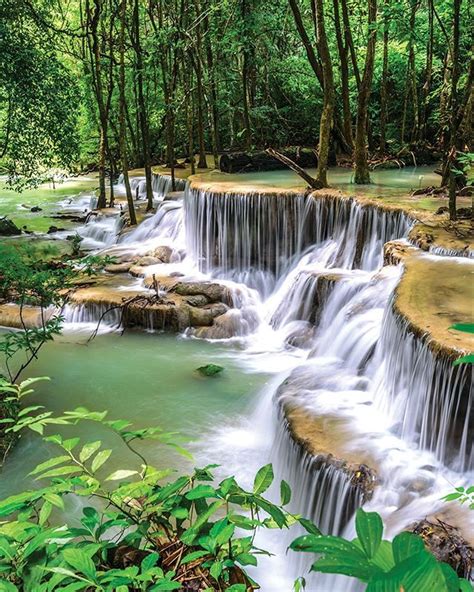 Of Thailands Multi Tiered Huay Mae Khamin Waterfalls One Traveler Says