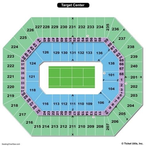 Target Center Seating Chart Seating Charts And Tickets