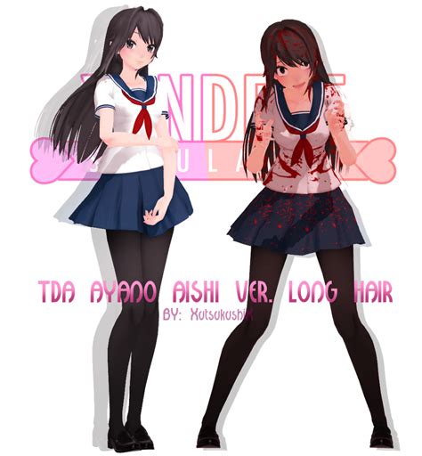 Mmd Tda Ayano Aishi Ver Long Hair Download By Xutsukushix On