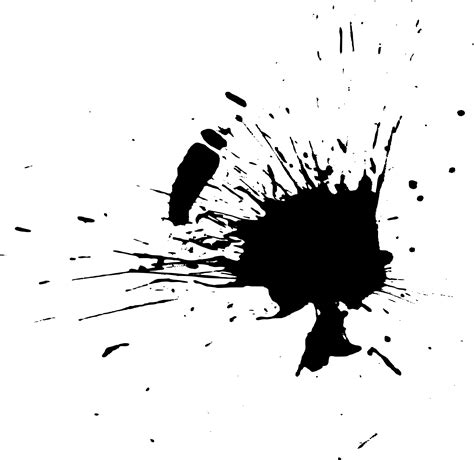 Black Splash Png Free Logo Image