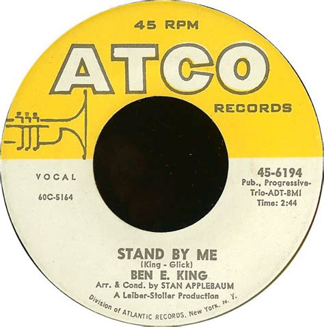 If the sky that we look upon f#m should tumble and fall. Ben E. King - Stand By Me (1961, Vinyl) - Discogs