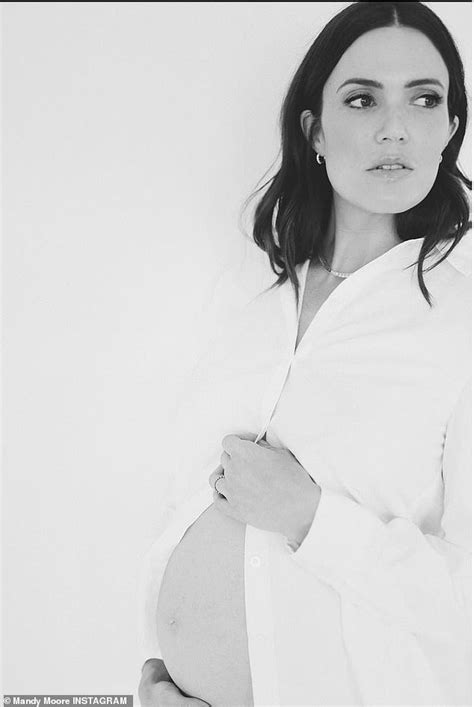 Mandy Moore Is Ethereal In Stunning Maternity Shoot As She Awaits The