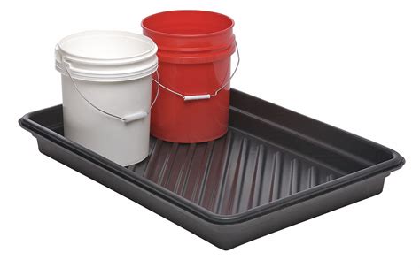 Ultratech Spill Tray 36 In L X 24 In W 18 Gal Spill Capacity Black