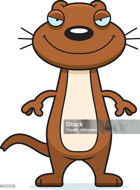Sly Cartoon Weasel Stock Illustration Download Image Now 2015