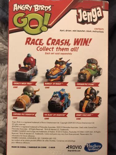 Angry Birds Go Jenga Trophy Cup Challenge And Corporal Pigs Roadster