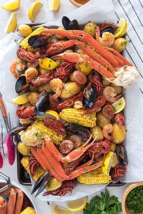 Seafood Boil With Cajun Butter Sauce • Craving Some Creativity