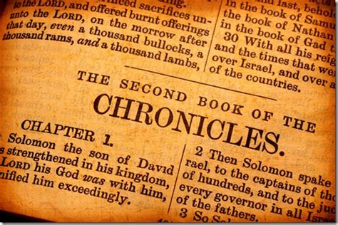 The Surprising Reason Chronicles Is In The Bible Larry Eubanks