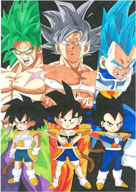 Dbz Broly Goku Vegeta