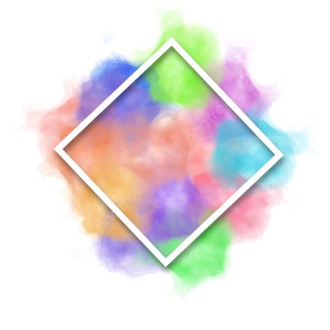 Colorful Rainbow Watercolor Vector Hd Png Images Abstract Colorful