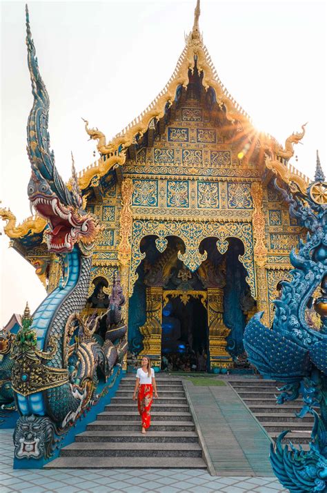 Blue Temple Entrance In Chiang Rai ⋆ We Dream Of Travel Blog