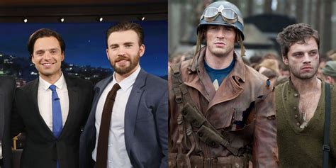 Chris Evans And Sebastian Stan Vs Cap And Bucky Who Are Better Bffs