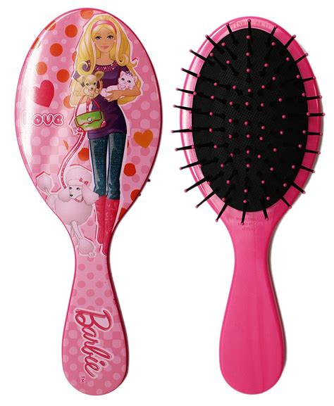 Pink Barbie Love Large Round Bristled Hair Brush >>> Check this awesome