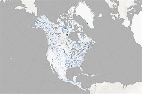 New Map Plots North Americas Bounty Of Rivers Wired