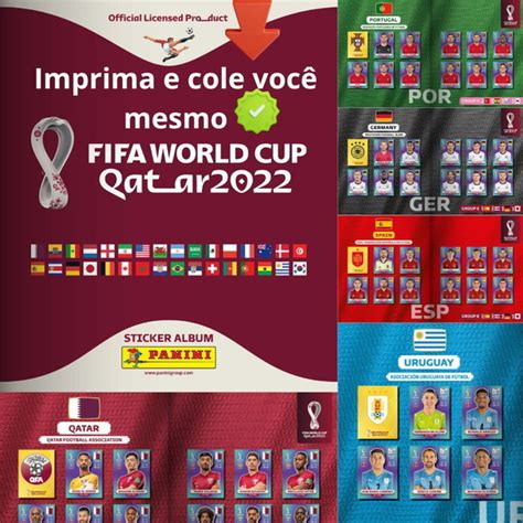 Arquivo Digital Todas Figurinhas Copa Do Mundo 2022 Album Elo7
