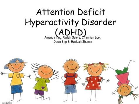 Ppt Attention Deficit Hyperactivity Disorder Adhd Powerpoint