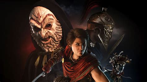 Assassin's creed odyssey will let us play as either kassandra or alexios, both spartan warriors, but creative director jonathan dumont told reddit that it's the former who is considered the canon protagonist, at least in the upcoming official novelisation. Kassandra Assassin's Creed: Odyssey Enemies Medusa 8K #22278